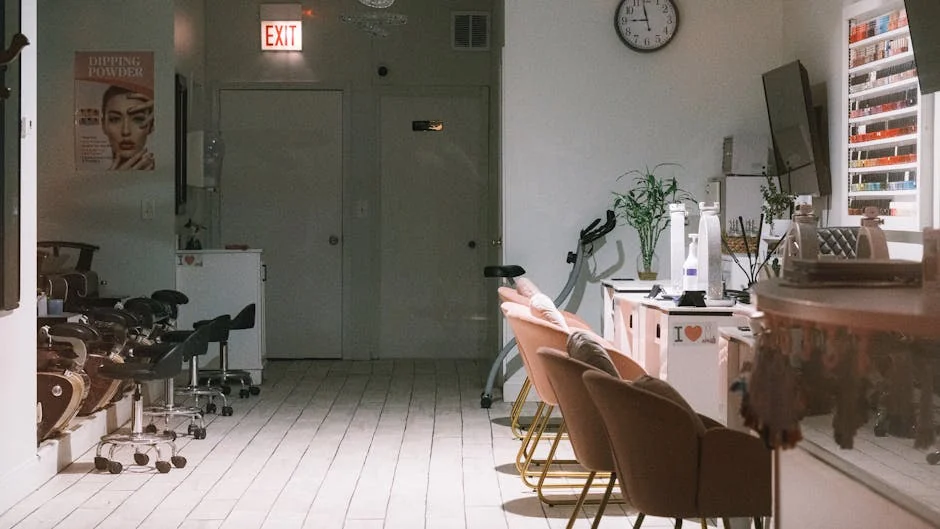 Quiet Seoul consulting room with linen tray — editorial photograph for a considered reading of postpartum skin recovery in Korea.